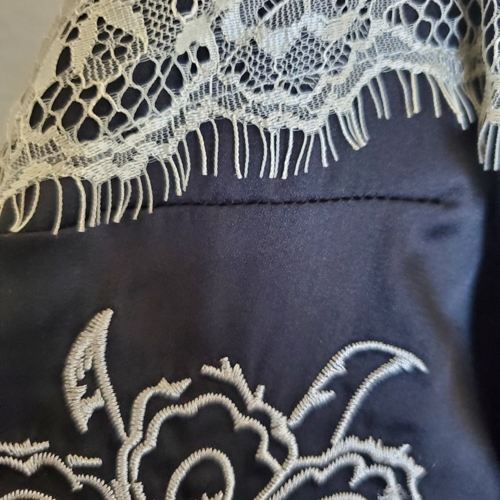 Dolls Kill Widow Black Satin Mini XL - Picture 4 of 12